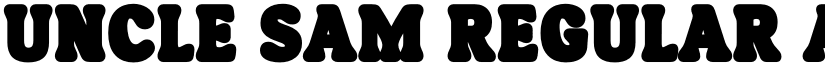 Uncle Sam Regular font