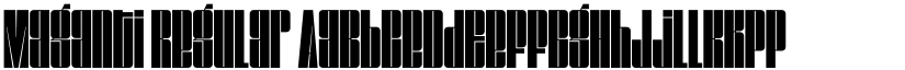 Maganti Regular font