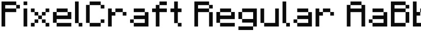 PixelCraft font download
