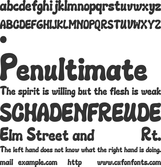 Nosra Land font preview