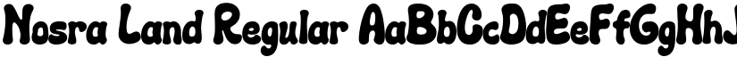 Nosra Land Regular font