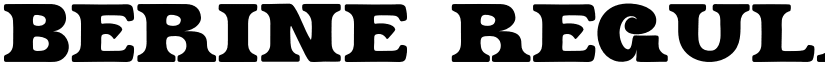 BERINE Regular font