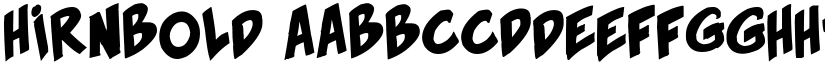 HirnBold font
