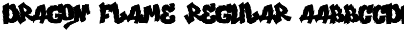 Dragon Flame Regular font