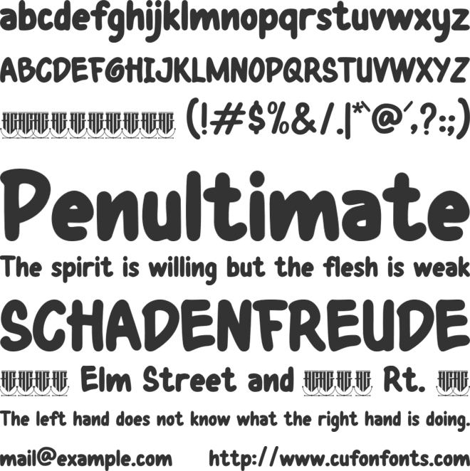 Hello MissDi font preview