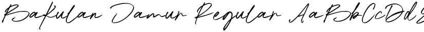 Bakulan Jamur Regular font