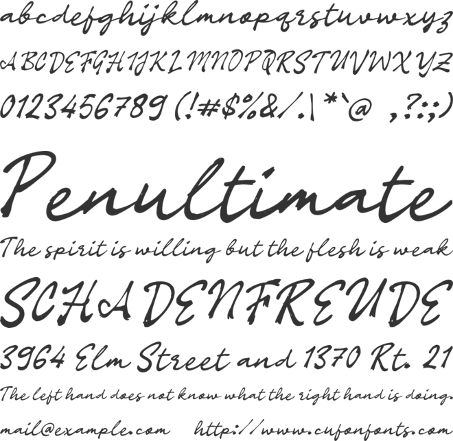 K Karnaval Budaya font preview