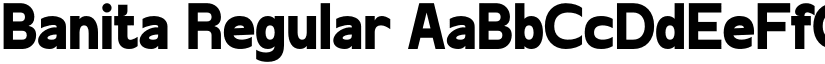 Banita Regular font