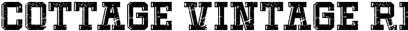Cottage Vintage Regular font