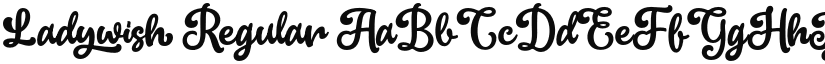 Ladywish font download