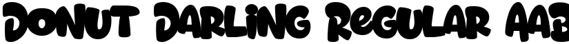 Donut Darling Regular font