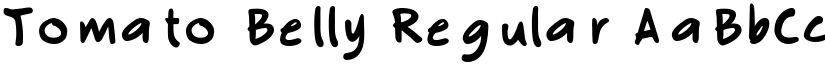 Tomato Belly Regular font