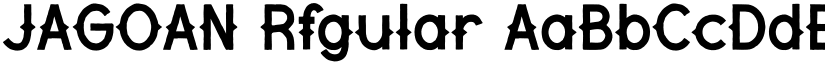 JAGOAN Regular font