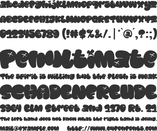 Zeyko Crew font preview