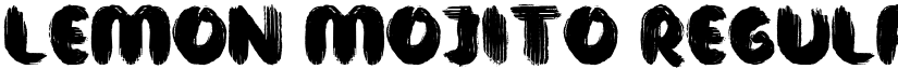 Lemon Mojito Regular font