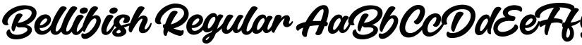 Bellibish Regular font