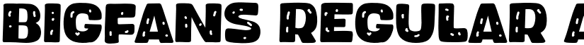 Bigfans Regular font
