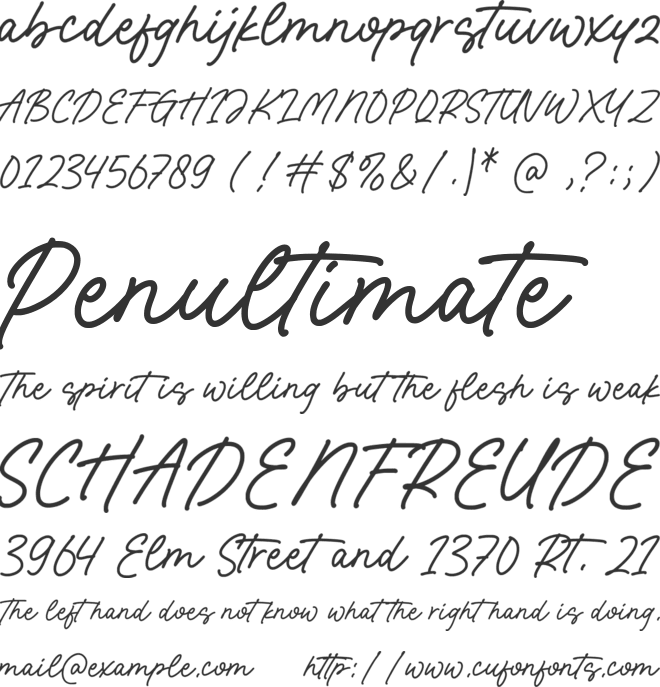 Golden Custard font preview