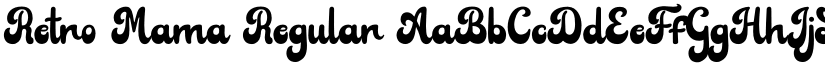 Retro Mama Regular font