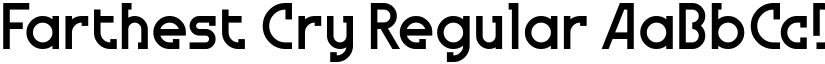 Farthest Cry Regular font