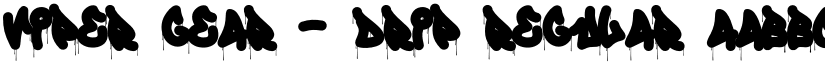 Viper Gear - Drip Regular font
