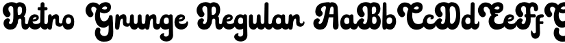 Retro Grunge Regular font