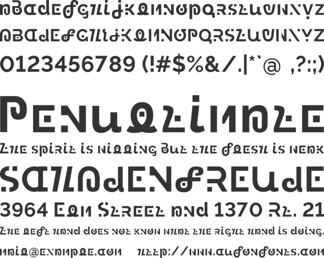 Asahina Sans font preview