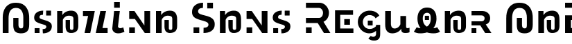 Asahina Sans Regular font