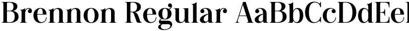 Brennon Regular font