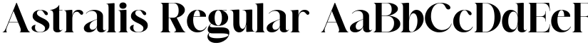 Astralis Regular font