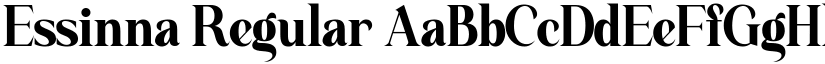Essinna Regular font