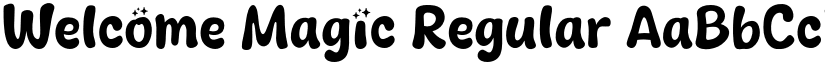 Welcome Magic Regular font