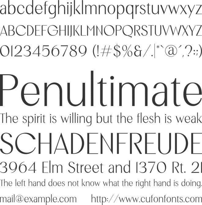 SS Romantic font preview