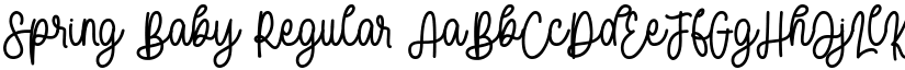 Spring Baby Regular font