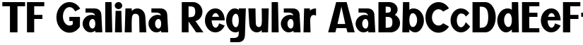 TF Galina Regular font