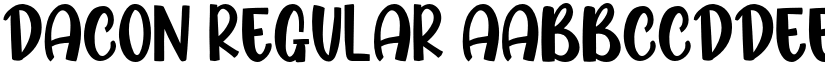 Dacon font download