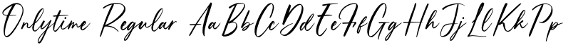 Onlytime Regular font
