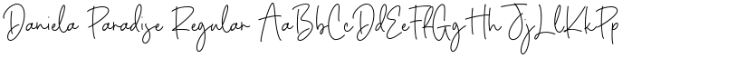 Daniela Paradise Regular font