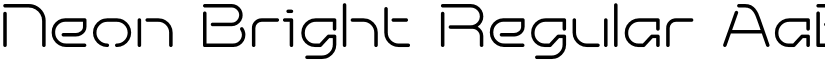 Neon Bright Regular font