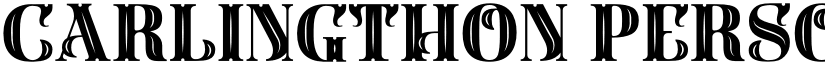 Carlingthon Personal Use Serif font