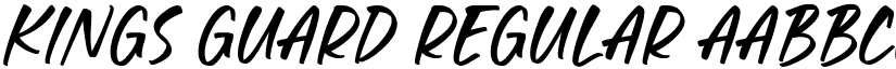 Kings Guard Regular font