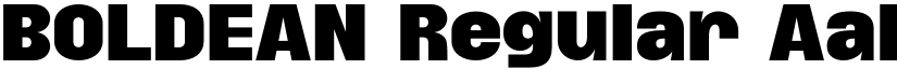 BOLDEAN Regular font