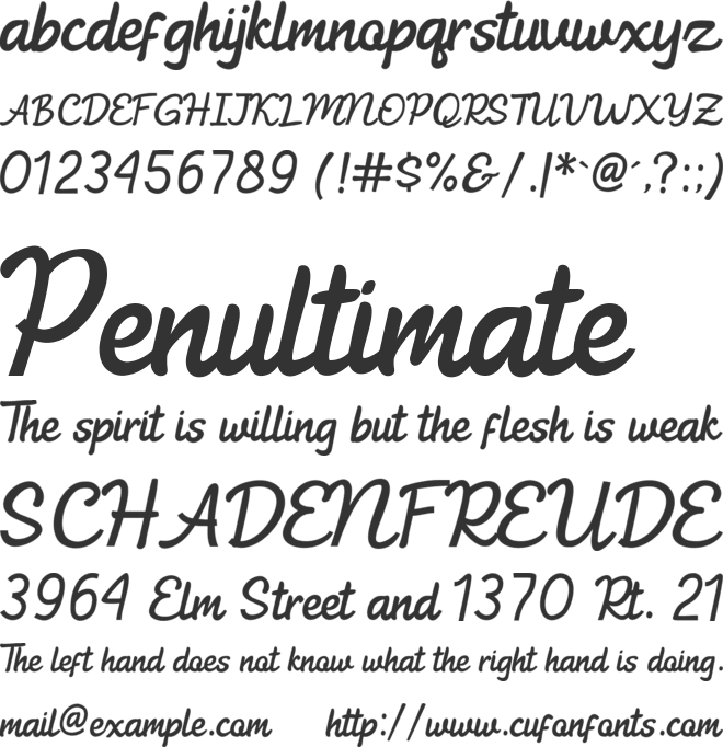 Dance Angels font preview