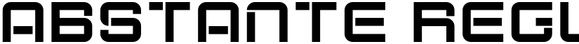Abstante Regular font