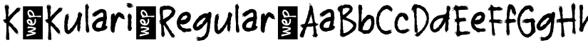 K Kulari Regular font