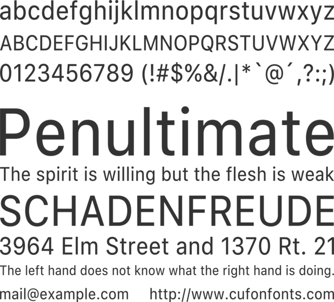 .SF UI Text Condensed font preview