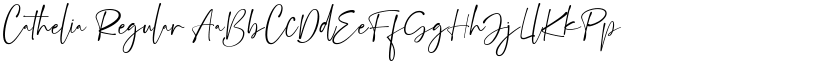 Cathelia Regular font