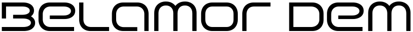 Belamor Demo font