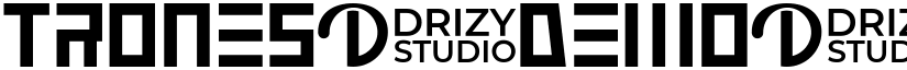 Trones Demo font