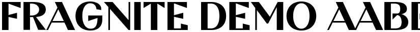 Fragnite Demo font